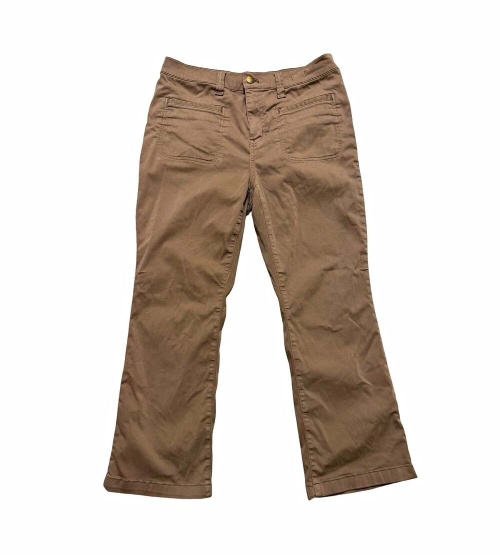Madewell Women’s Brown Mid-Rise Kick Flare Jeans Size 32 Stretch 5-Pocket